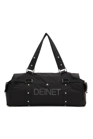 LOGO DUFFLE BAG IN BLACK