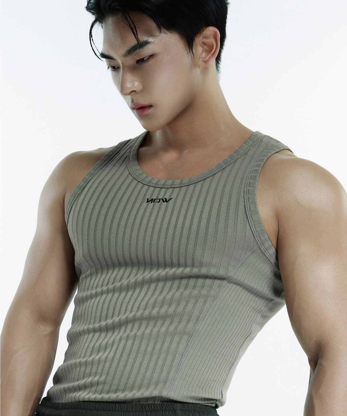 원나우(WONINOW) NOW fit Sleeveless_KHAKI