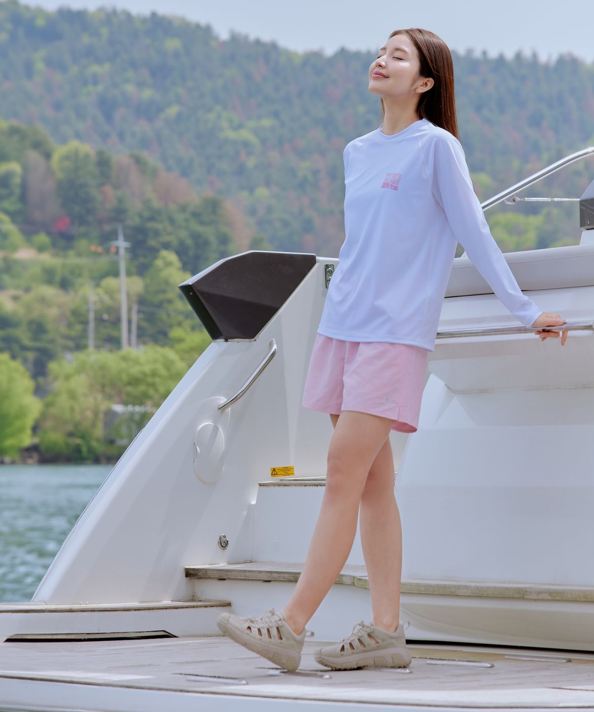 스노우피크 어패럴(SNOWPEAK APPAREL) 워터 여성 보드 숏 (S25MWWSP07) Pink