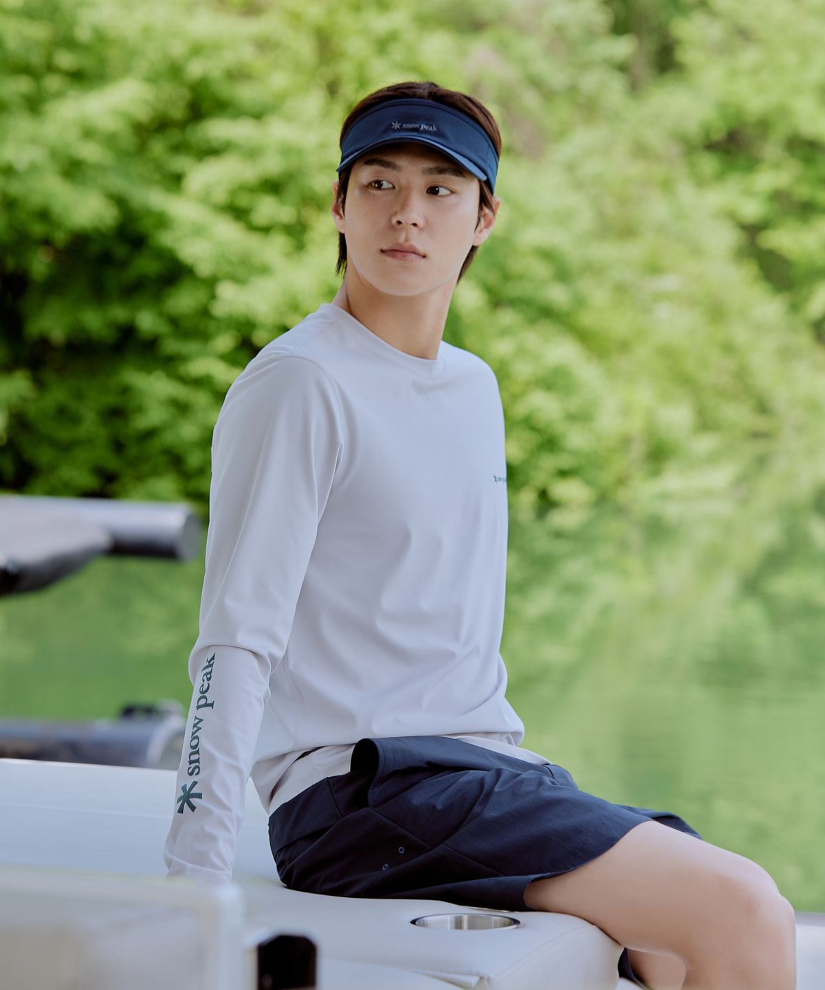 스노우피크 어패럴(SNOWPEAK APPAREL) 워터 보드 숏 (S25MMWSP06) Dark Navy