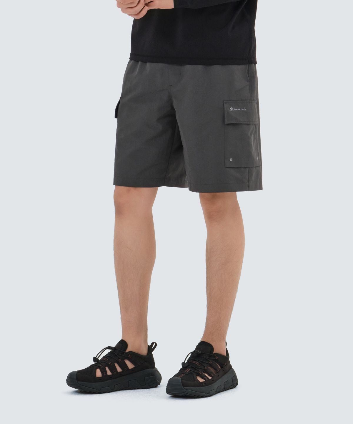 스노우피크 어패럴(SNOWPEAK APPAREL) 워터 투포켓 보드 숏 (S25MMWSP08) Gray