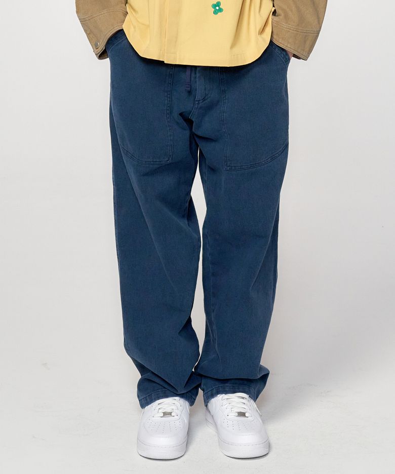 Washed Fatigue Pants_Navy