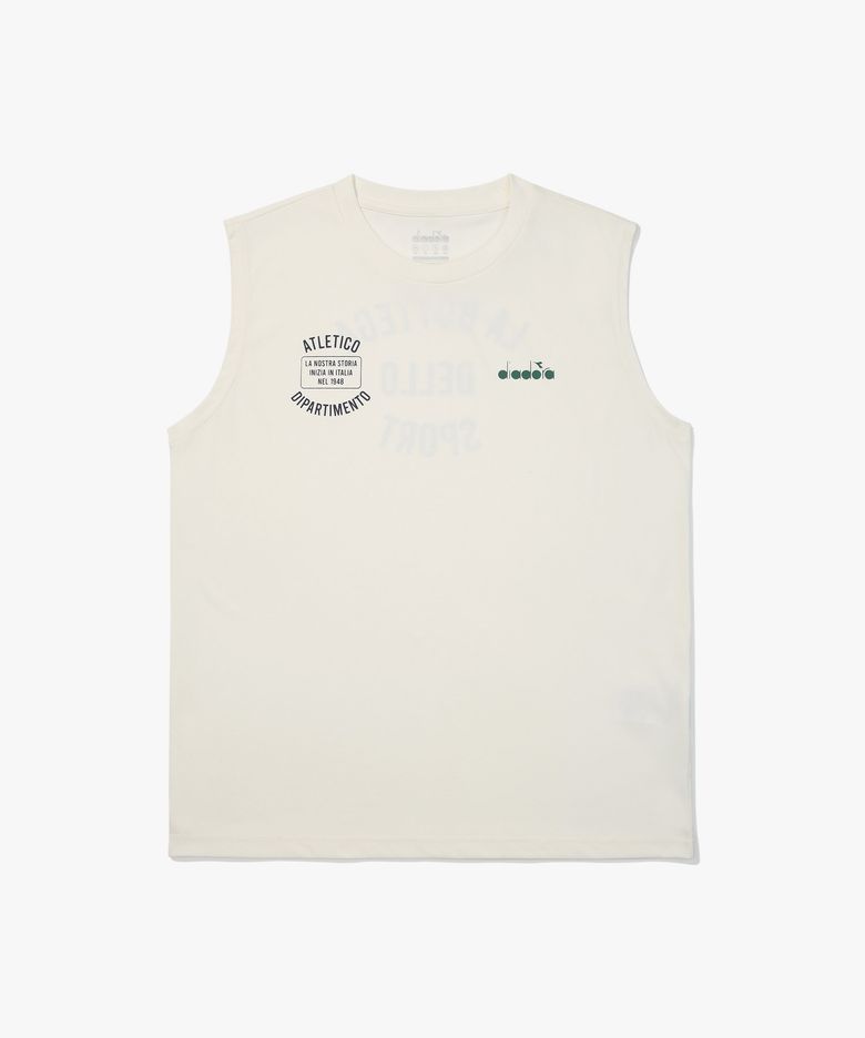 아카이브 프론트 그래픽 슬리브리스 OFF WHITE