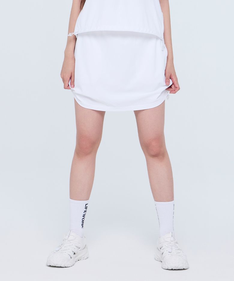 여성) 쿨엠보 미니 스커트