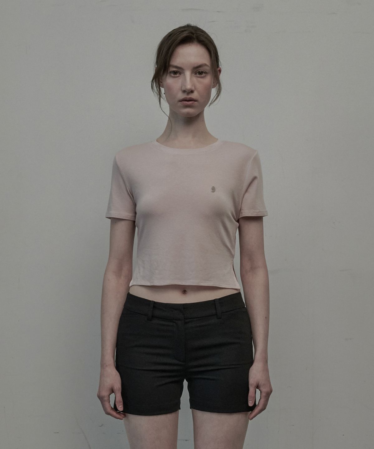 마우솔레움(MAU SOLEUM) Mist Half-Sleeve T-Shirt - Pink
