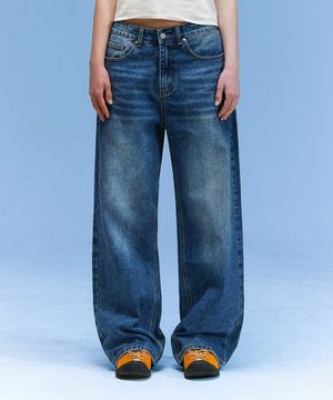 BTB : WAVE WASHING JEANS [DEEP BLUE CORE]