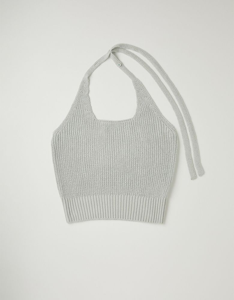 Halterneck Sleeveless Knit (Mint)