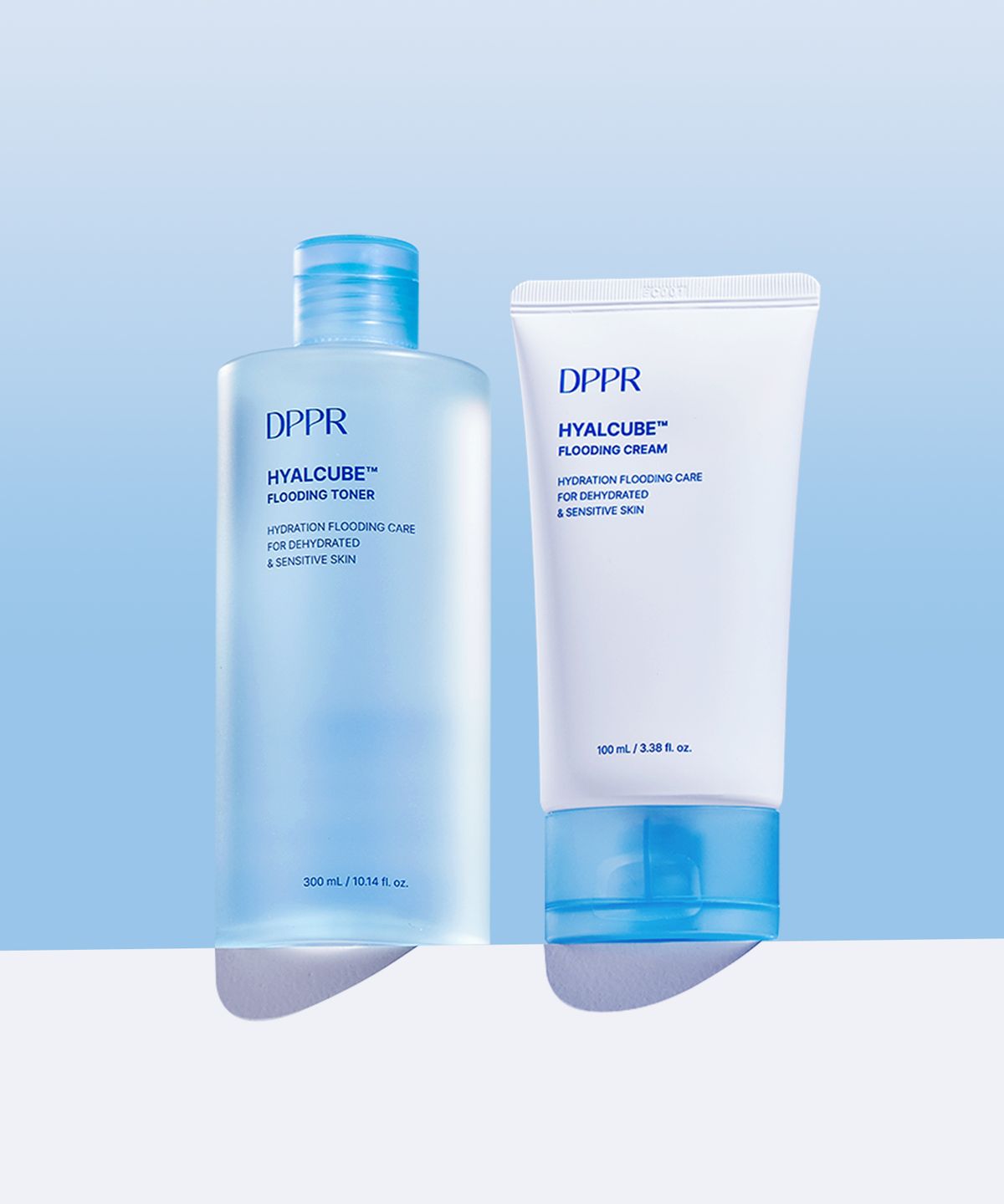 디퍼(DPPR) [수분충전 SET] 히알큐브 플러딩 토너 300ml + 플러딩 크림 100ml