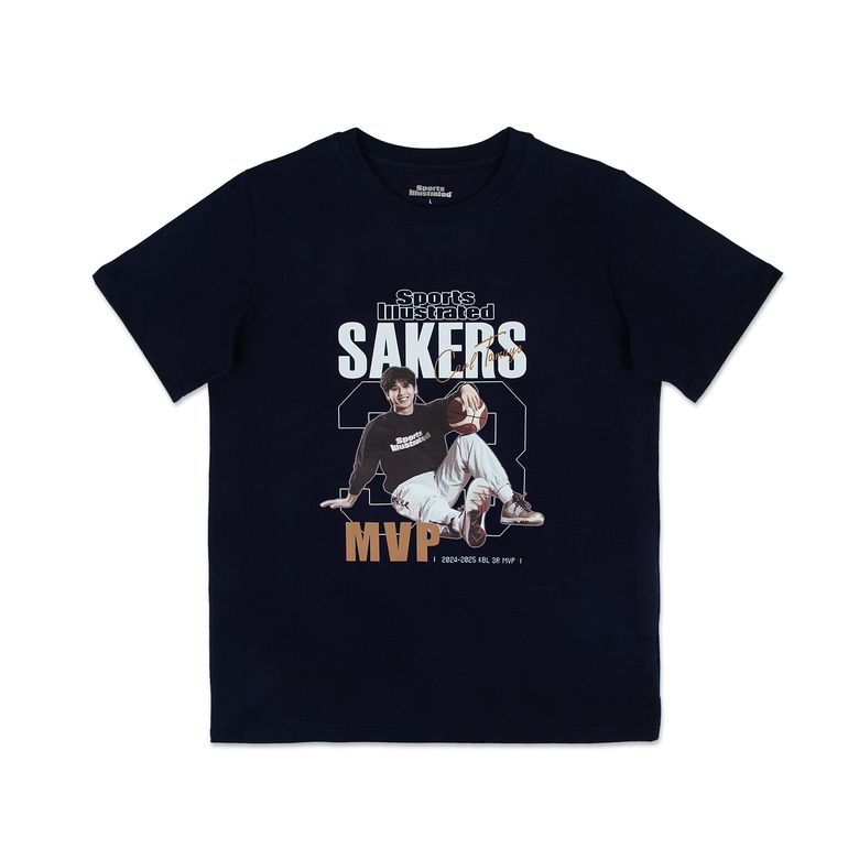 KBL 3ROUND MVP SI 라운드 티셔츠 (네이비)