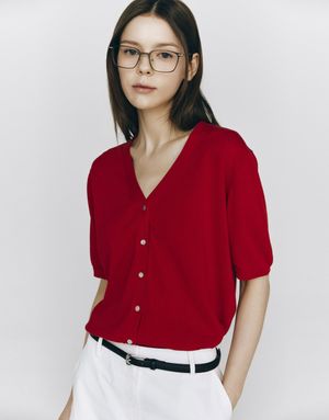 하프 슬리프 가디건(14gg) 355528 [4color]