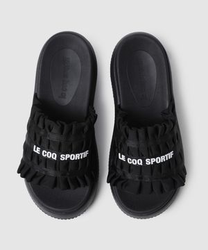 러플 슬라이드 - 블랙 QR222WSD41