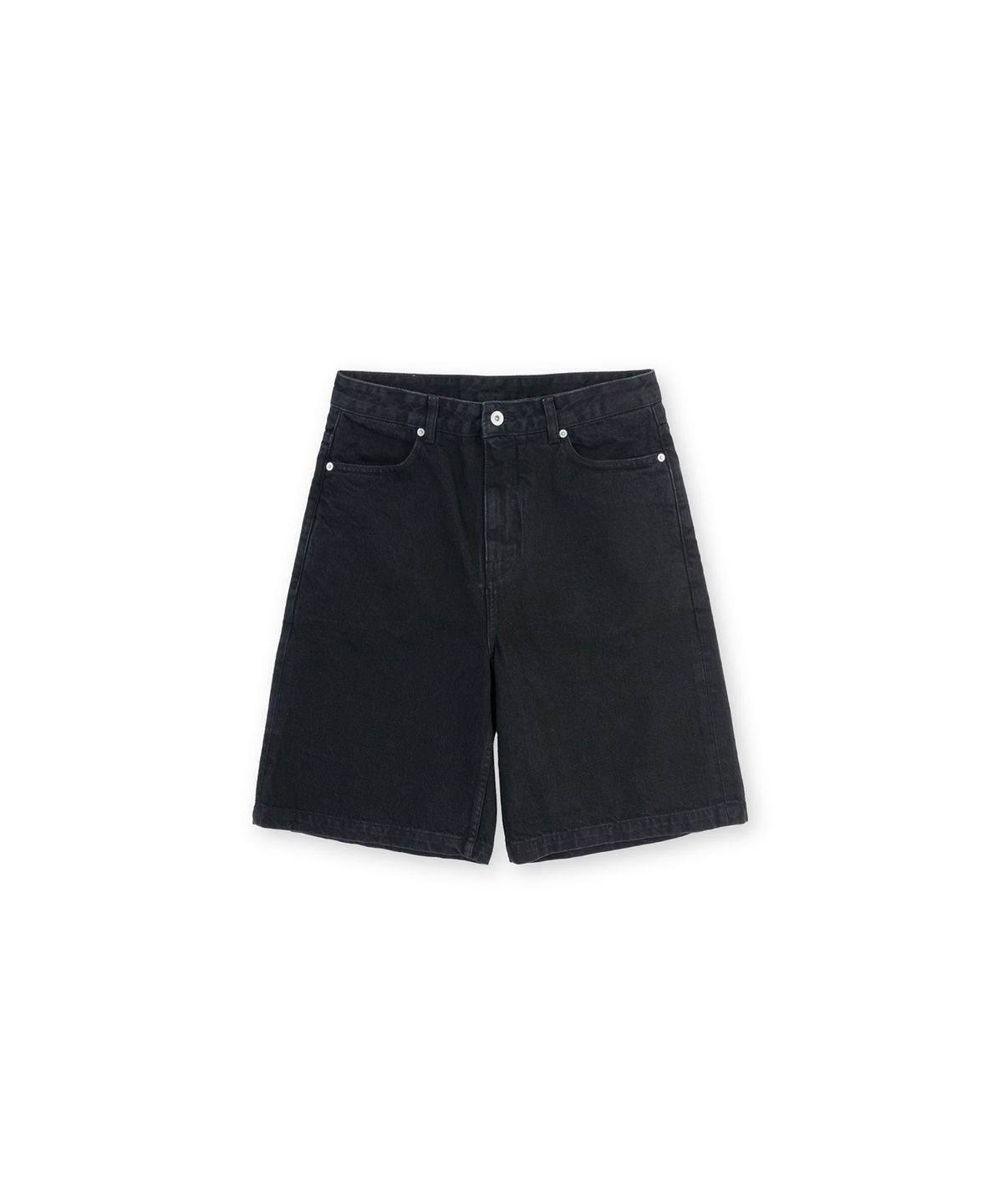 브라운야드(BROWNYARD) 데님 쇼츠, 블랙