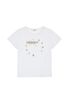 DEINET STAR GRAPHICS T-SHIRTS IN WHITE