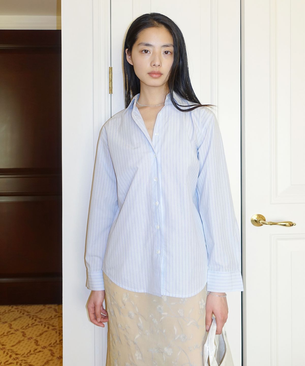 누아누(NUUANU) Maris Shirt_Sky Blue