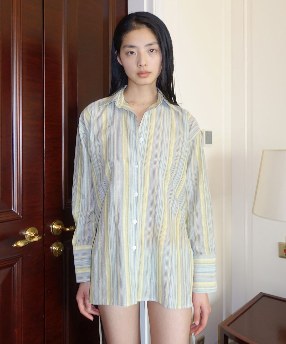 누아누(NUUANU) Tira Shirt_Pistachio