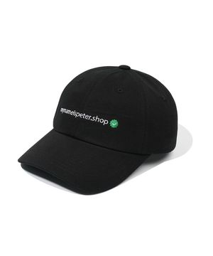 PETER.SHOP BALL CAP - BLACK