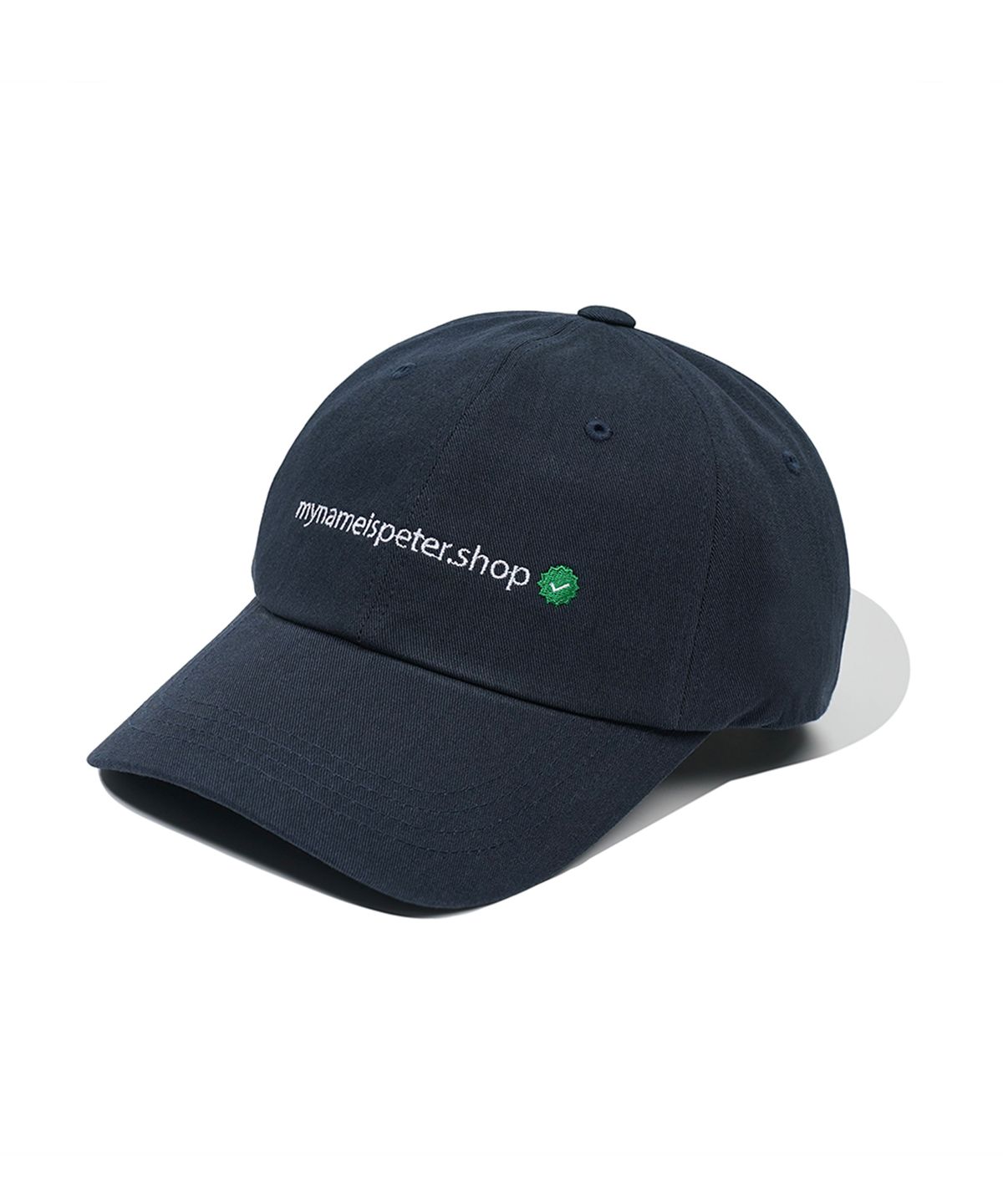 마이네임이즈피터(MYNAMEISPETER) PETER.SHOP BALL CAP - NAVY