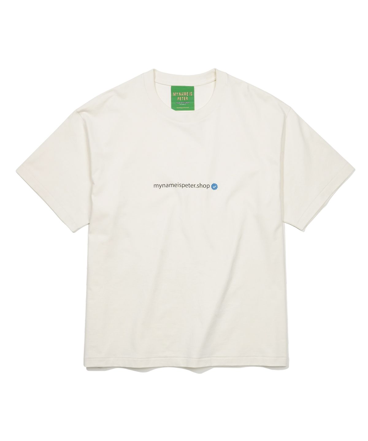 마이네임이즈피터(MYNAMEISPETER) PETER.SHOP T-SHIRTS - WHITE