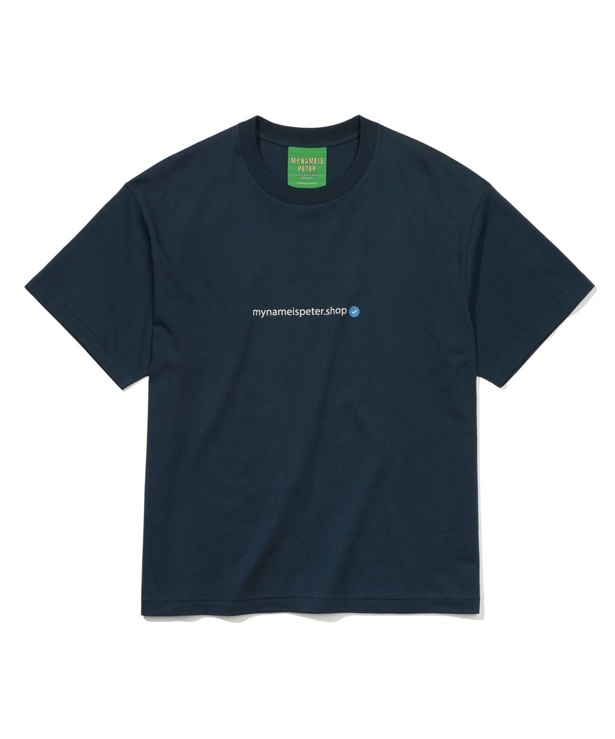 마이네임이즈피터(MYNAMEISPETER) PETER.SHOP T-SHIRTS - NAVY