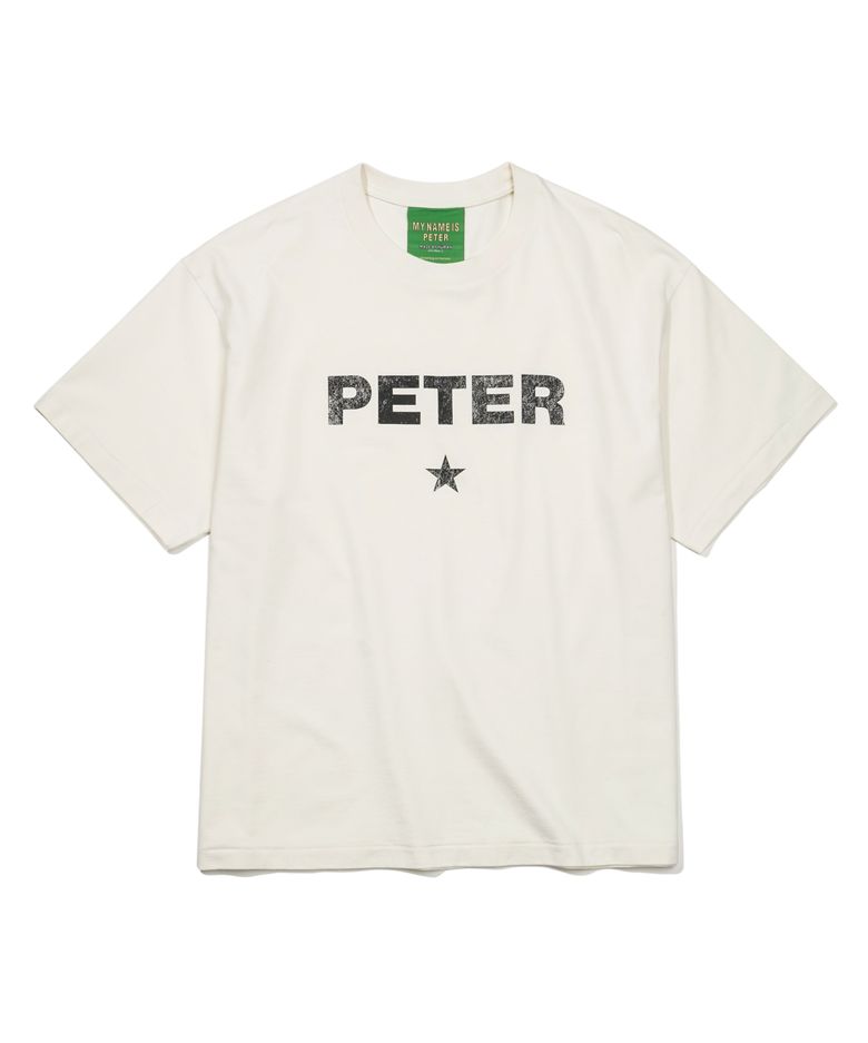 PETER STAR T-SHIRT - WHITE