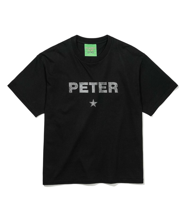 PETER STAR T-SHIRT - BLACK