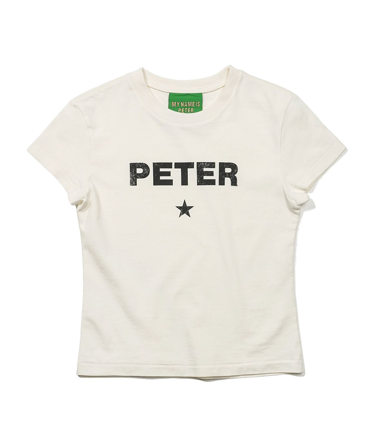 마이네임이즈피터(MYNAMEISPETER) (W) PETER STAR T-SHIRT - WHITE