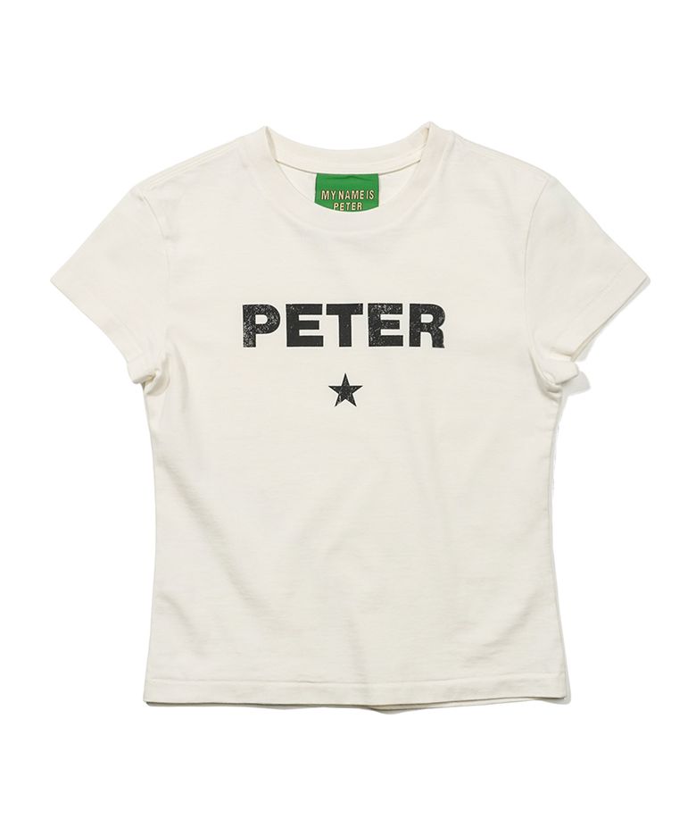 (W) PETER STAR T-SHIRT - WHITE