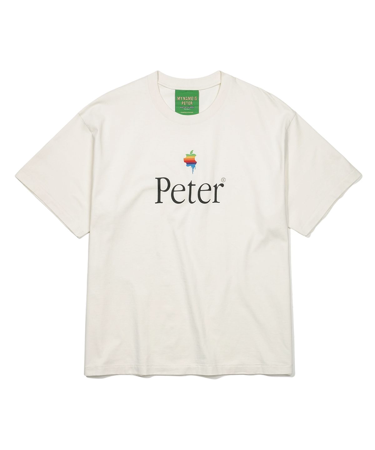 마이네임이즈피터(MYNAMEISPETER) PAPPLE T-SHIRTS - WHITE