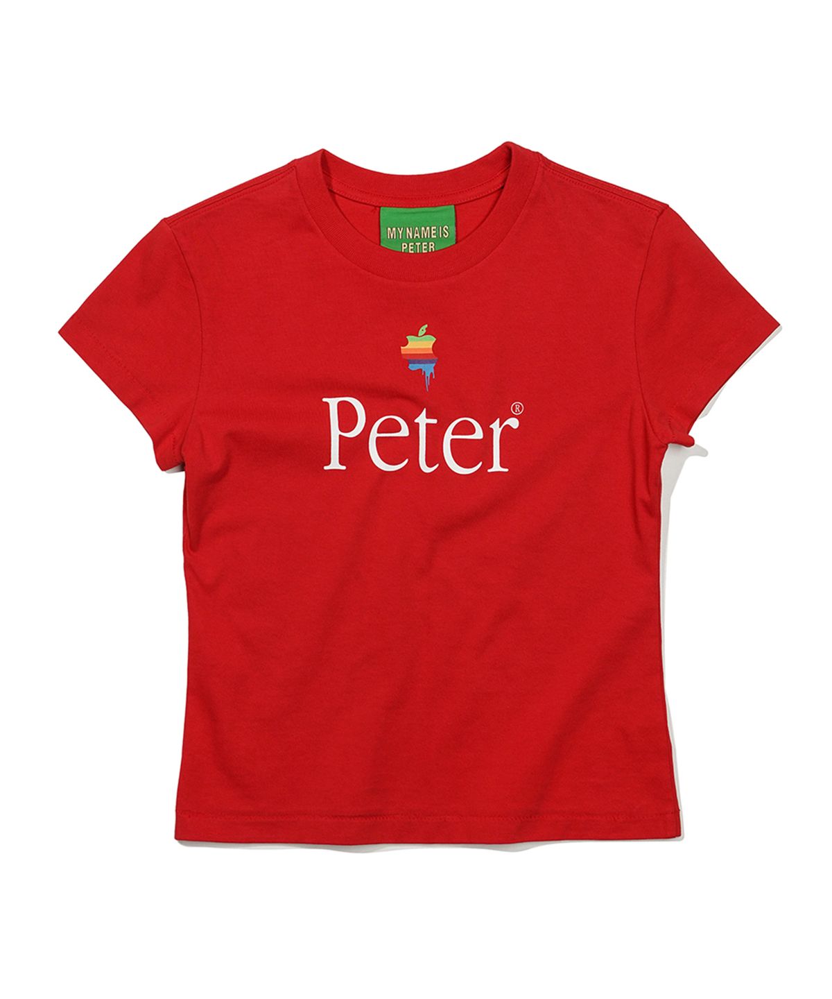마이네임이즈피터(MYNAMEISPETER) (W) PAPPLE T-SHIRTS - RED