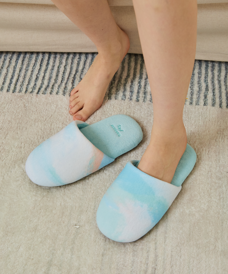 Blue  테리 룸슈즈