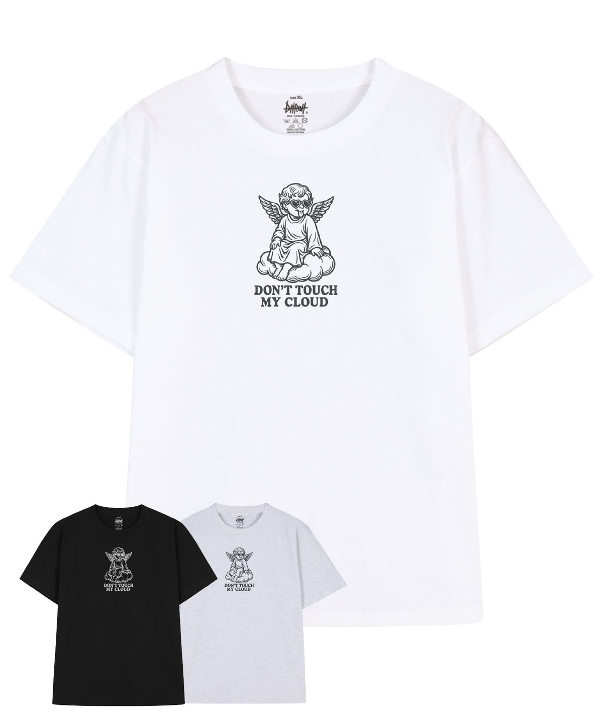 드리프트아웃(DRIFTOUT) 돈 터치 마이 클라우드 반팔 티셔츠 (3color)