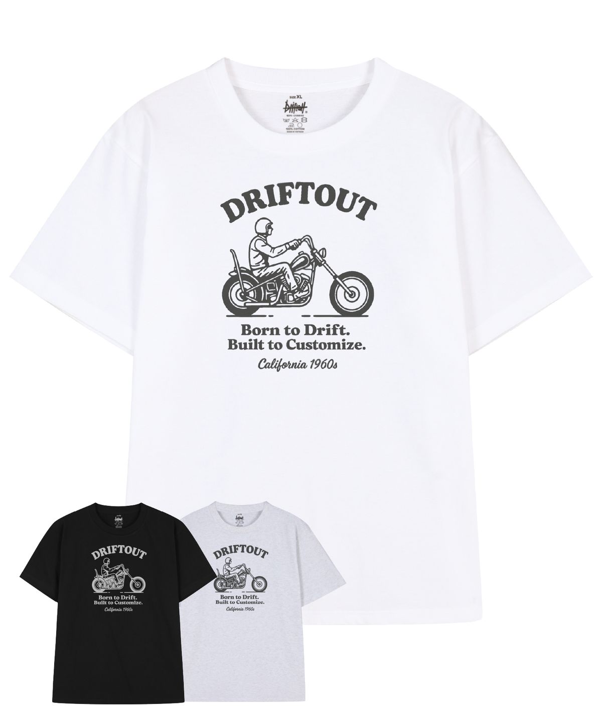 드리프트아웃(DRIFTOUT) 클래식 라이더 드리프트 에디션 반팔 티셔츠 (3color)