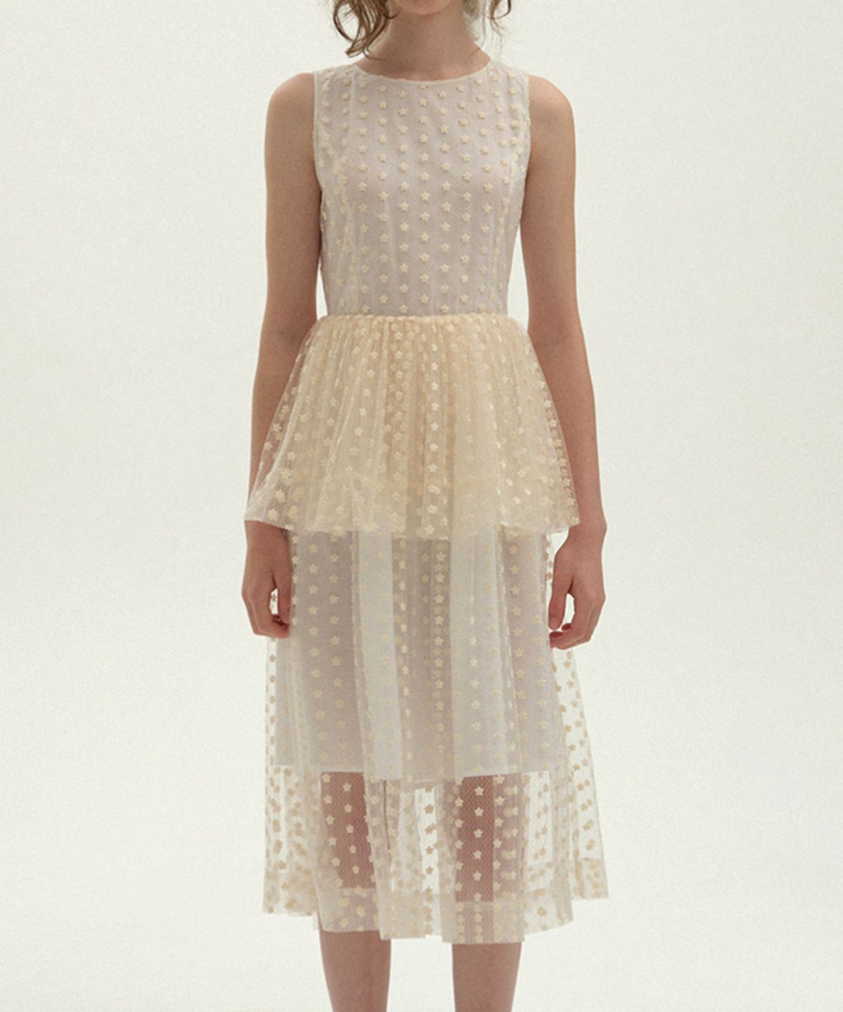 클로르(CLOR) BUBBLE LONG DRESS - 2 colors