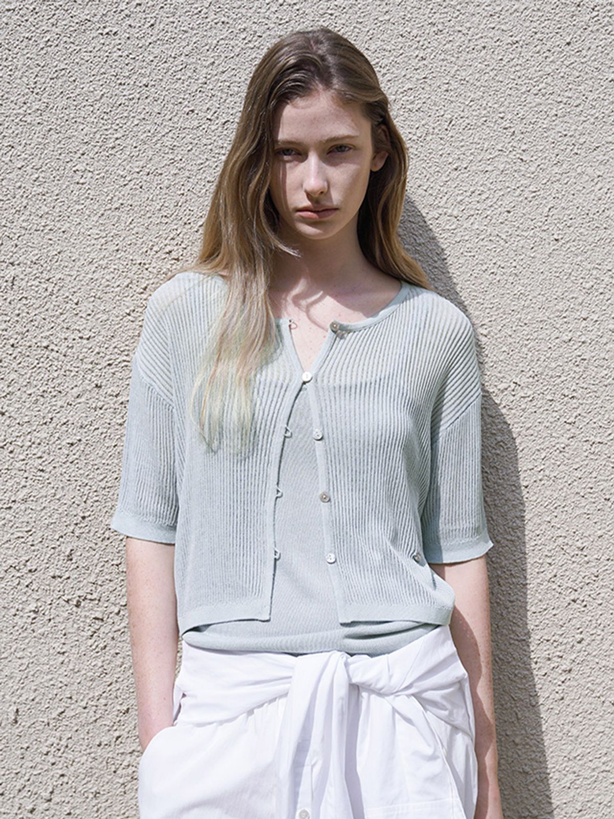아틀리에 나인(ATELIER NAIN) SCACCI TOP&CARDIGAN SET S(CD-2200)