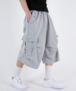 무릎핀턱 버뮤다 파라슈트팬츠 3COLOR