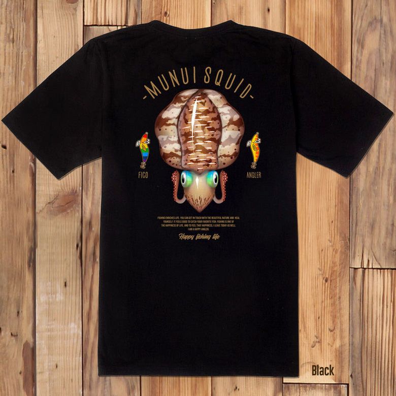 FICO_tshirts-286  피코앵글러 낚시 브랜드 무늬오징어 디자인 티셔츠 반팔티