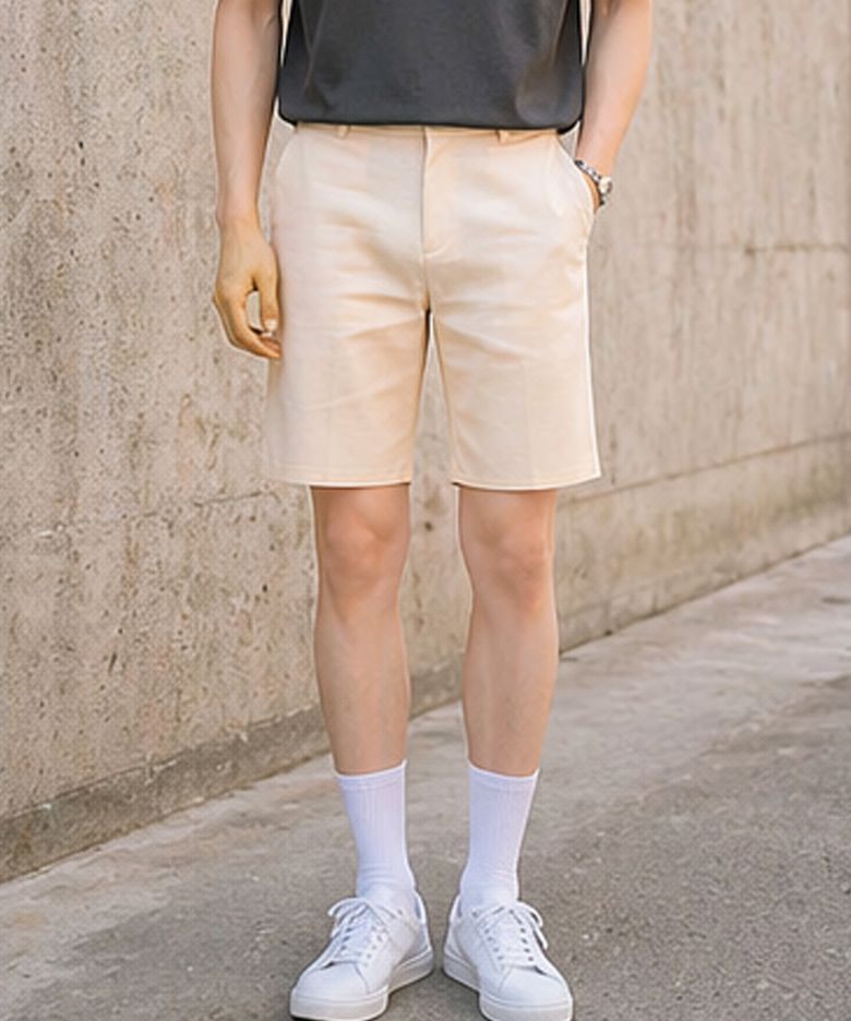 실리콘 옷빠짐 방지 린넨 반바지