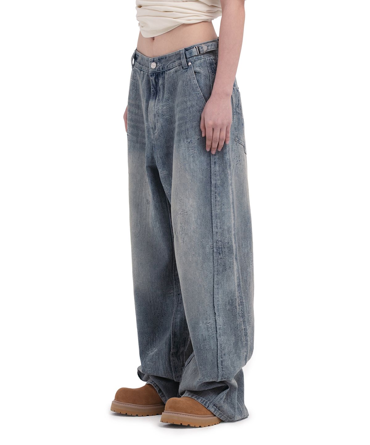 데프가먼츠(DEFGARMENTS) TURN INSIDE OUT DENIM [INDIGO]