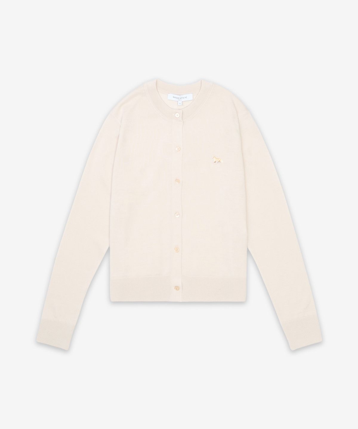 메종 키츠네(MAISON KITSUNE) 베이비 폭스 패치 레귤러 가디건 - 마블 / MW00507KT10360134