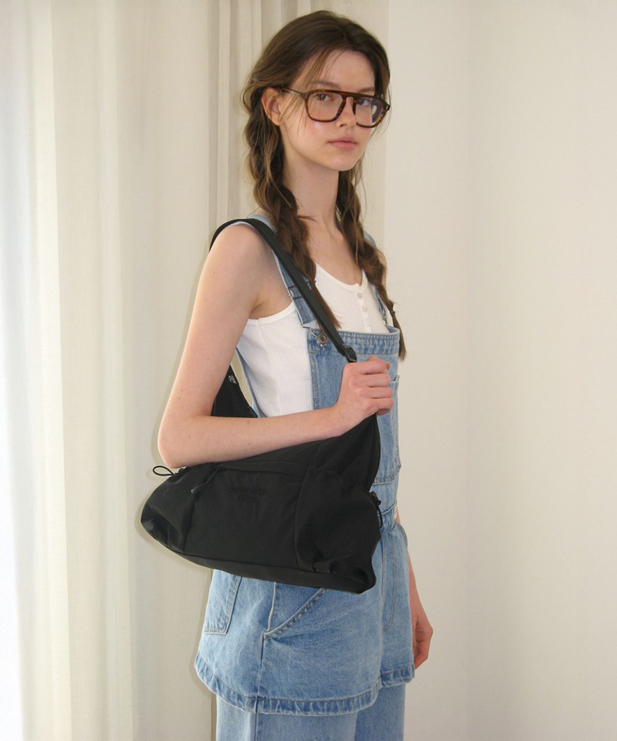 썸웨어버터(SOMEWHEREBUTTER) PP String Cross Bag - 3Color