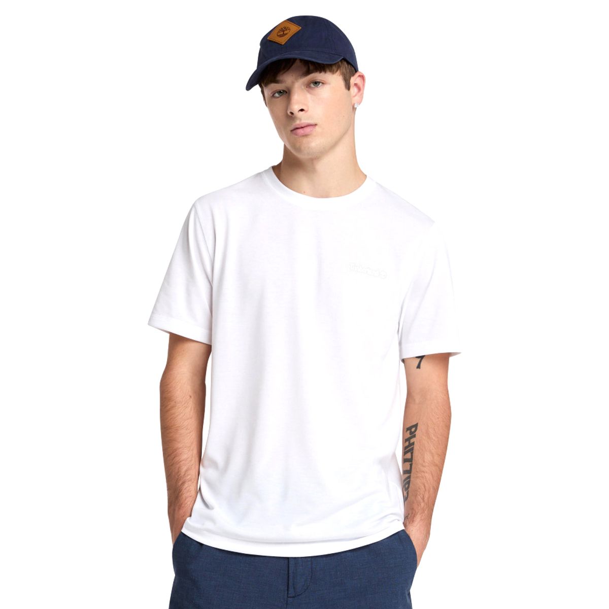 팀버랜드(TIMBERLAND) AF QUICK-DRY 반팔티 화이트_TB0A6ASV1001
