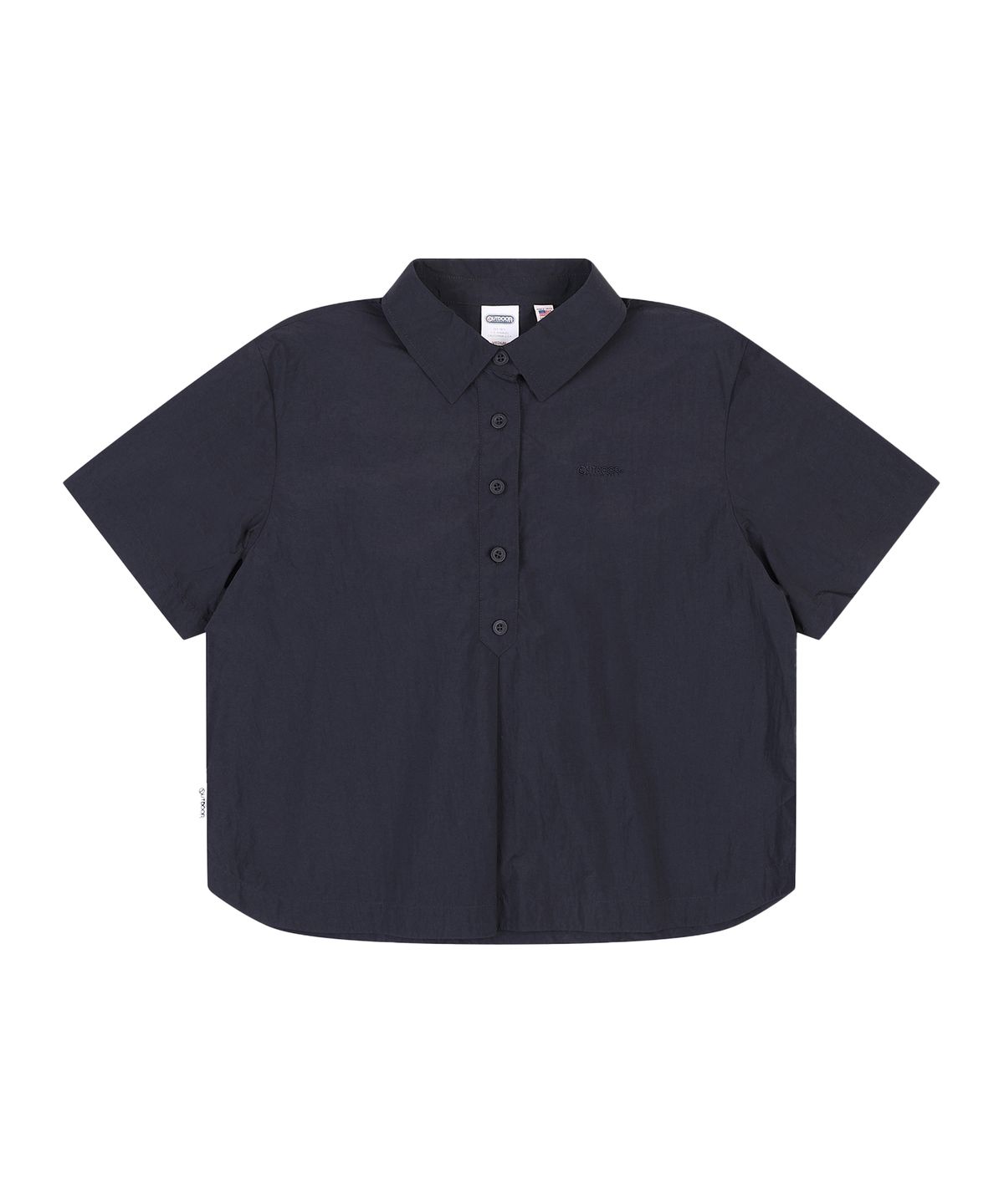 아웃도어 프로덕츠(OUTDOOR PRODUCTS) W OVERFIT HALF OPEN SHIRTS (NAVY)