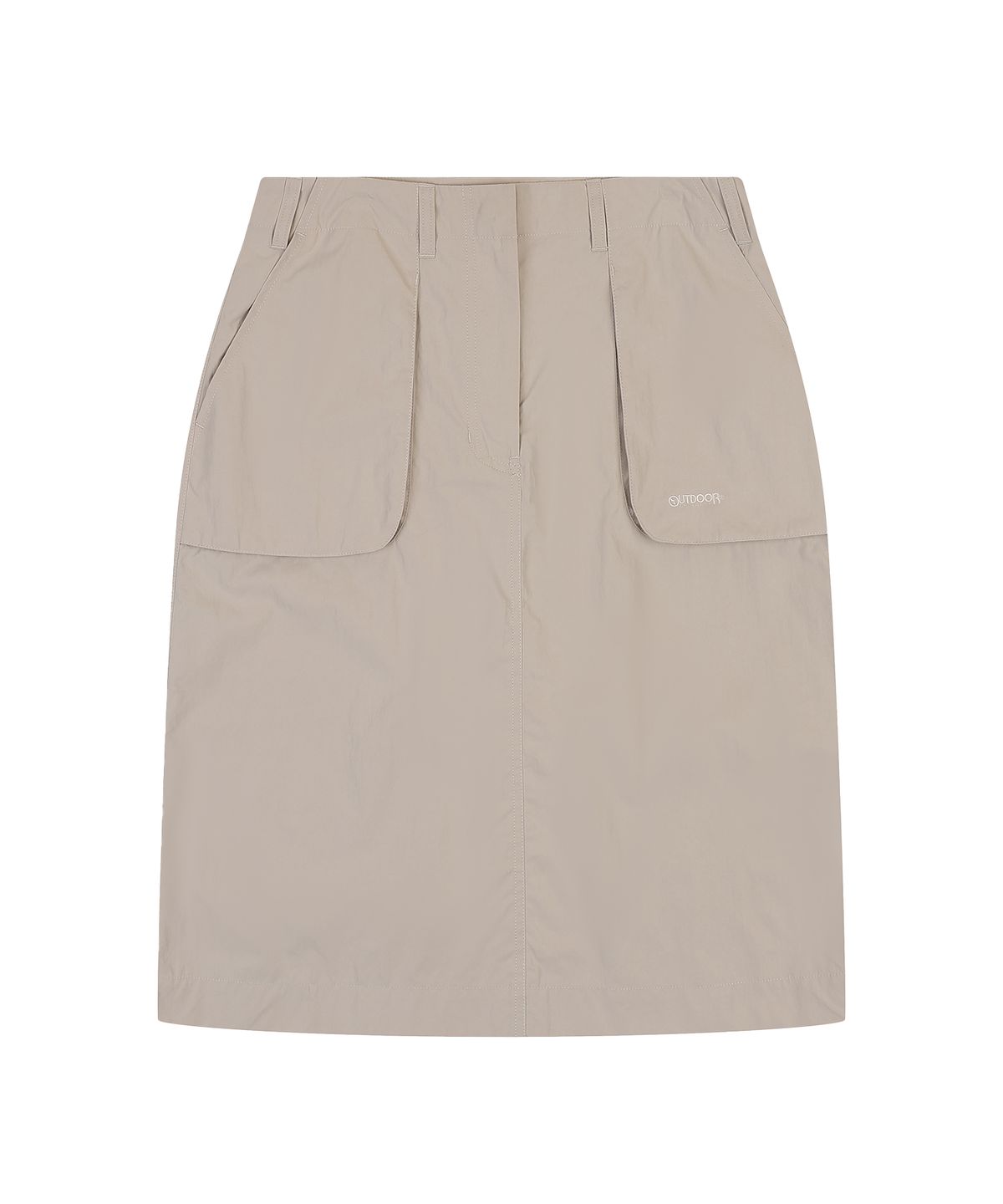 아웃도어 프로덕츠(OUTDOOR PRODUCTS) W MIDI STANDARD SKIRT (BEIGE)