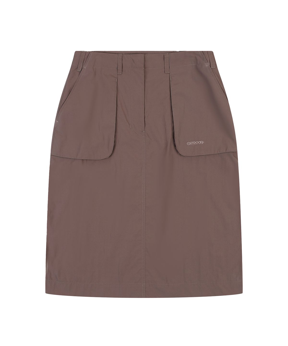 아웃도어 프로덕츠(OUTDOOR PRODUCTS) W MIDI STANDARD SKIRT (KHAKI)