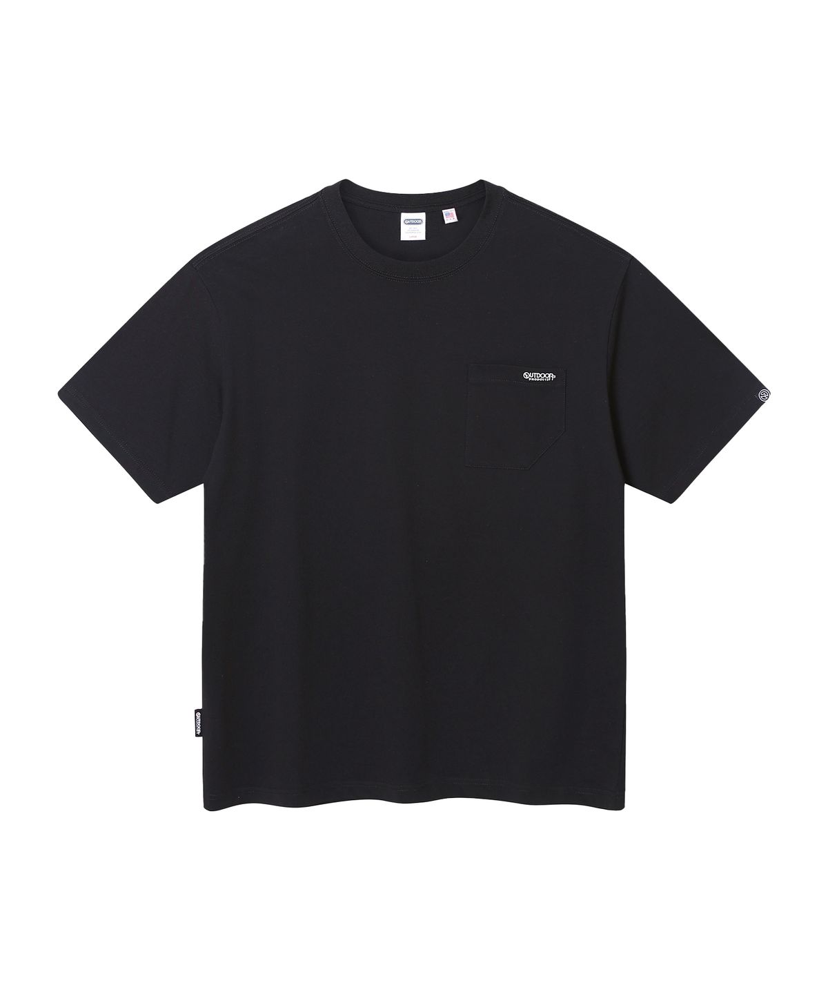 아웃도어 프로덕츠(OUTDOOR PRODUCTS) STANDARD POCKET T-SHIRTS (BLACK)