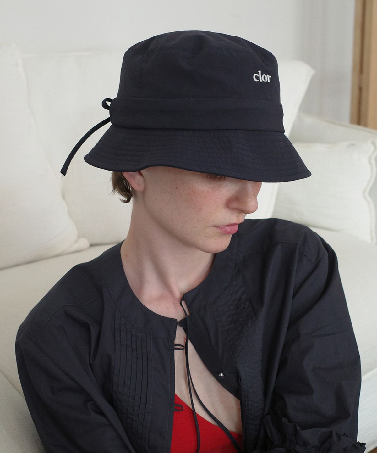 클로르(CLOR) RIBBON BUCKET HAT - 3 colors