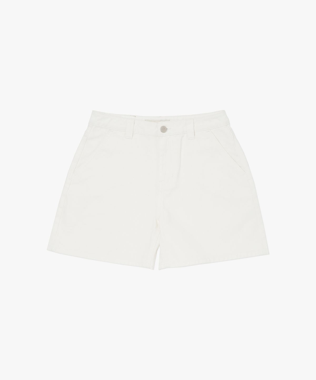 플랙 우먼(PLAC WOMEN) 클래식 데님 쇼츠 M38 화이트