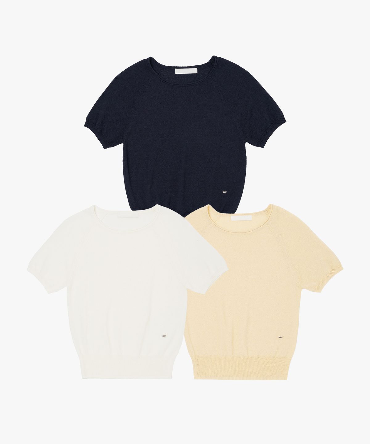 플랙 우먼(PLAC WOMEN) 라운드넥 래글런 니트_3colors