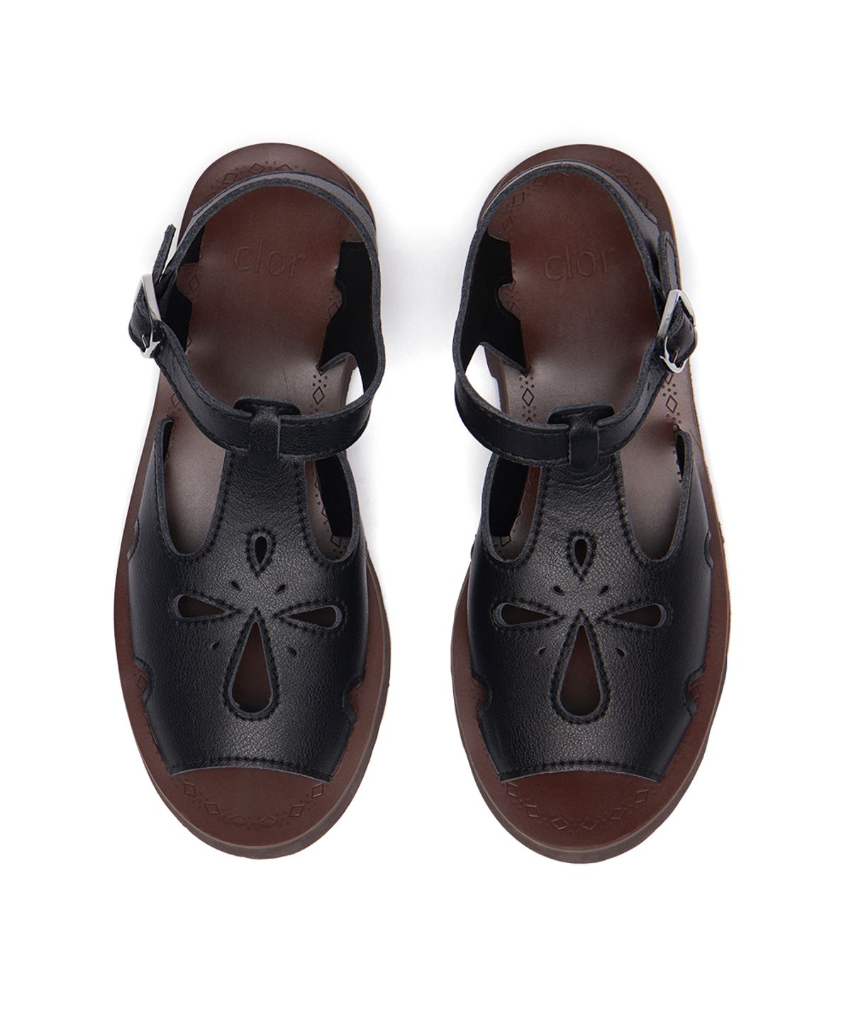 클로르(CLOR) PETAL CUTOUT SANDALS - 4 colors