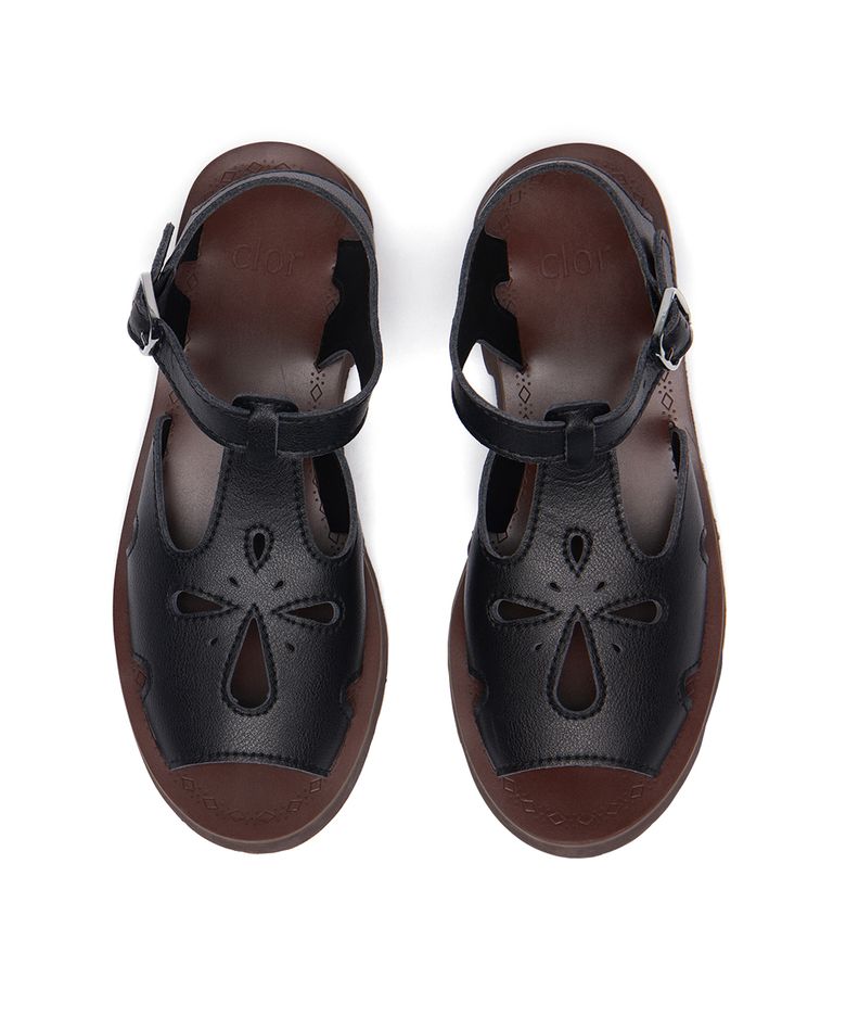 PETAL CUTOUT SANDALS - 4 colors